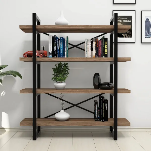 Hanah Home Knižnica Makro orech