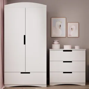 Kocot kids Klasická skriňa Kocta 90 cm biela