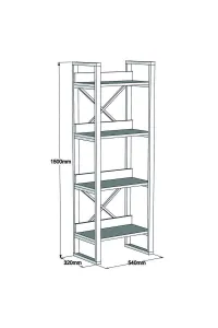 Regál Adisa Walnut