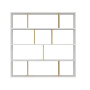 Hanah Home Knižnica Hodbi 145,2 cm biela