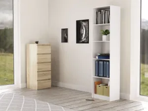 TP Living Knižnica Olive biela