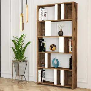 Hanah Home Knižnica Lime orech/biela