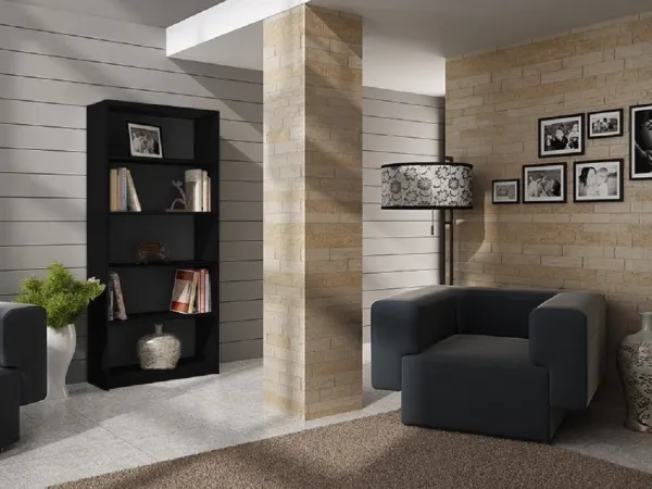 TP Living Knižnica SEGREGATÓRY R80 čierna