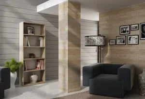 TP Living Knižnica SEGREGATORY S60 svetlý dub