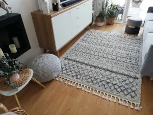 Dywany Lusczow Koberec BERBER AGADIR krémový, veľkosť 80x150