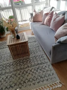 Dywany Lusczow Koberec BERBER AGADIR krémový, veľkosť 80x150