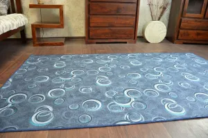 Dywany Lusczow Koberec DROPS Bubbles sivo-modrý, veľkosť 400