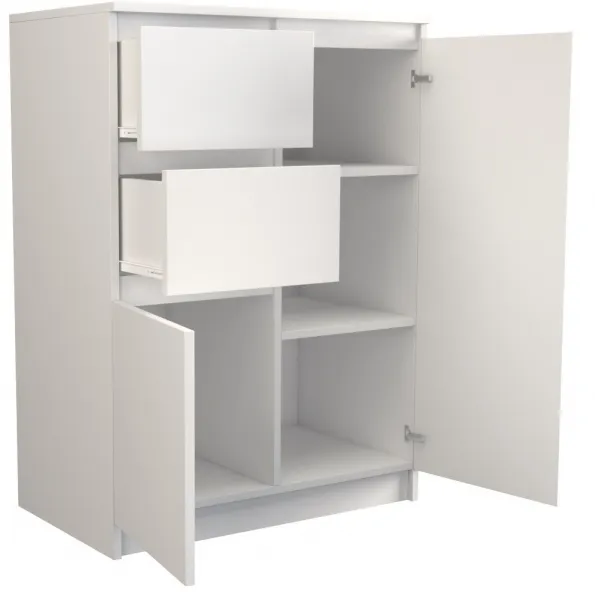 TP Living Komoda 2D2S 70 cm biela