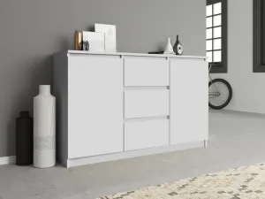TP Living Komoda 2D3S Saloe biela