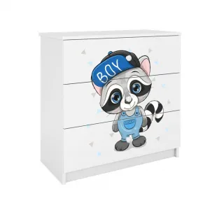 Kocot kids Komoda Babydreams 80 cm mýval biela