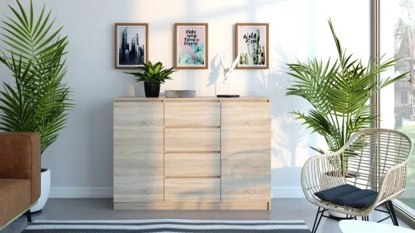 TP Living Komoda 2D4S SONOMA 120 cm