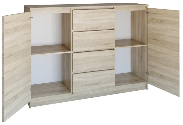 TP Living Komoda 2D4S SONOMA 120 cm