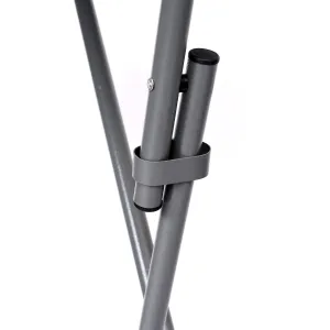 Skladací stolík GALA 80 cm biely