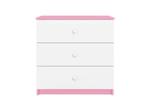 Kocot kids Komoda Babydreams 80 cm ružová