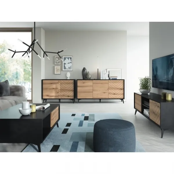Piaski Televízny stolík Diamond dub evoke