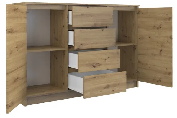 TP Living Komoda Baroste 120 cm hnedá