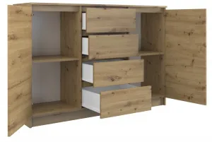 TP Living Komoda Baroste 120 cm hnedá