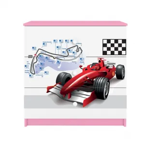 Kocot kids Komoda Babydreams 80 cm formula ružová