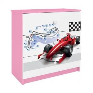 Kocot kids Komoda Babydreams 80 cm formula ružová
