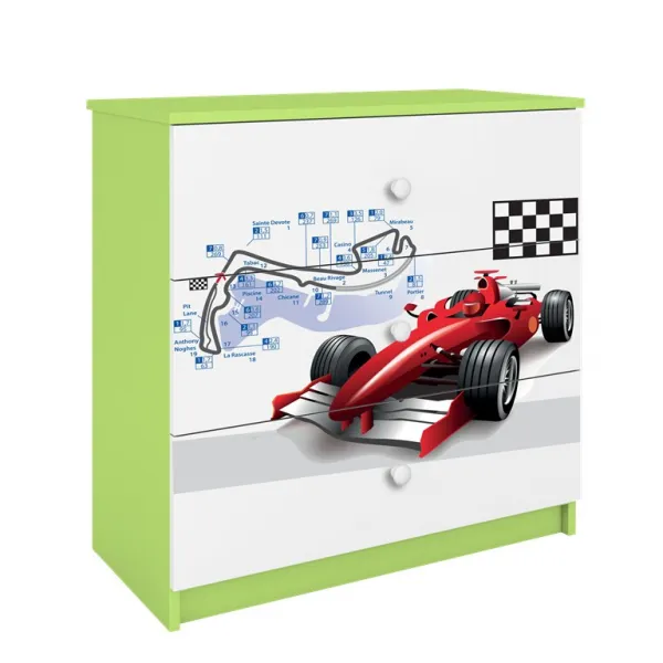 Kocot kids Komoda Babydreams 80 cm formula zelená