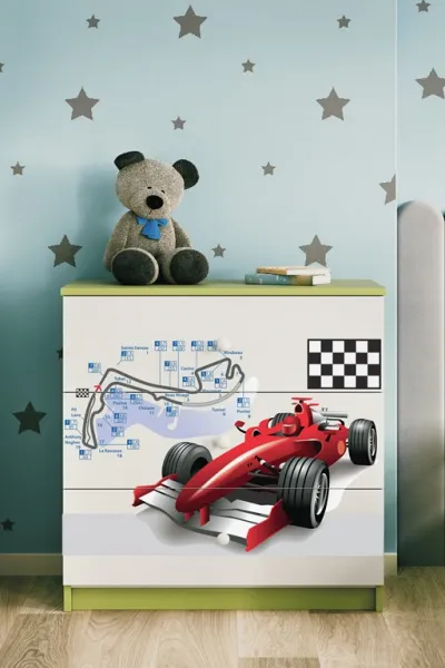 Kocot kids Komoda Babydreams 80 cm formula zelená