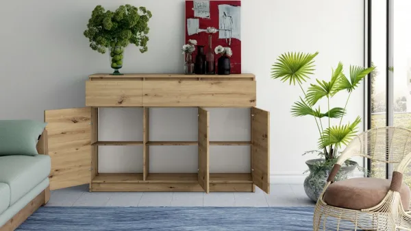 TP Living Komoda Drezi 120 cm hnedá