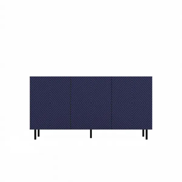 TP Living Komoda KAMA 150 cm dub artisan/modrá