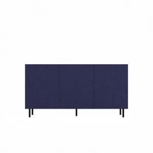TP Living Komoda KAMA 150 cm dub artisan/modrá