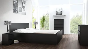TP Living Nočný stolík MALWA M2 čierny