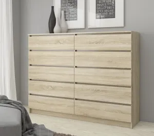 Ak furniture Komoda Rollo K 160 cm dub sonoma