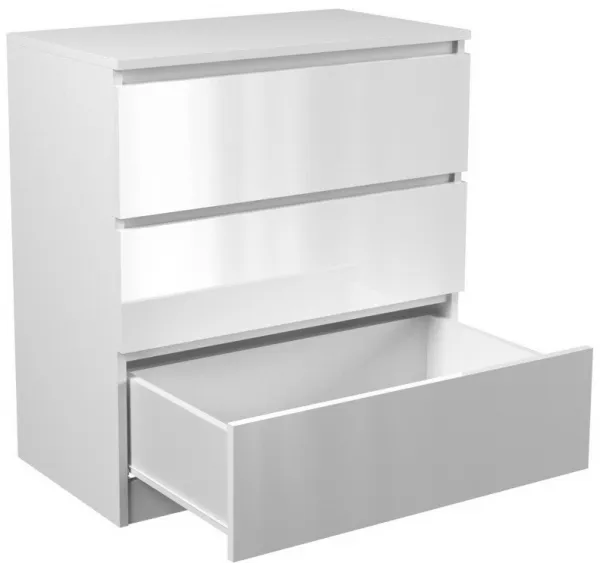 TP Living Komoda M3 Freya biela lesklá