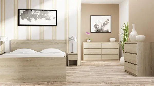 TP Living Komoda MALWA M3 dub sonoma