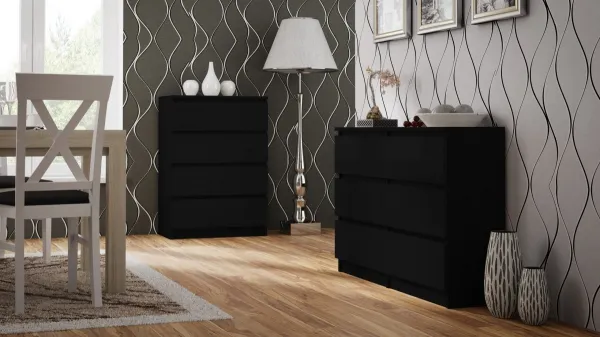 TP Living Komoda MALWA M4 čierna