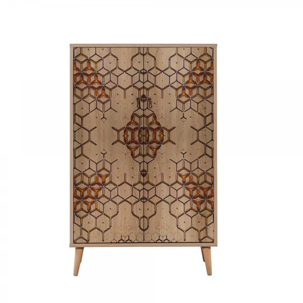 Hanah Home Komoda Multibox 80 cm hnedá