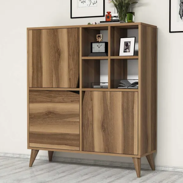 Viacúčelová skrinka Pulse - Walnut
