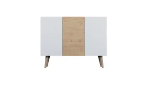 Kocot kids Komoda TORONTO 120 cm dub artisan/biela