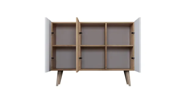 Kocot kids Komoda TORONTO 120 cm dub artisan/biela