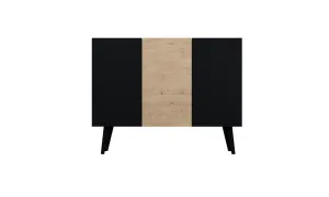 Kocot kids Komoda TORONTO 120 cm dub artisan/čierna