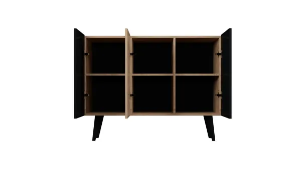 Kocot kids Komoda TORONTO 120 cm dub artisan/čierna