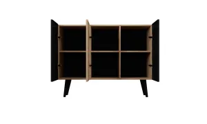 Kocot kids Komoda TORONTO 120 cm dub artisan/čierna