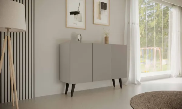 Kocot kids Komoda TORONTO 120 cm sivá