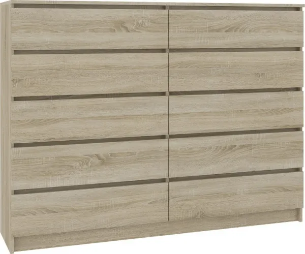 Ak furniture Komoda Rollo K 160 cm dub sonoma