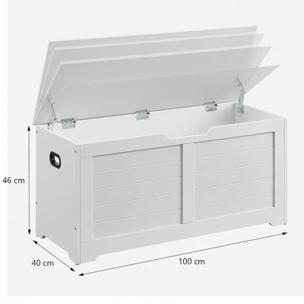 SONGMICS Komoda s úložným priestorom Vasagle Minimal biela