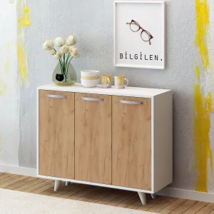 ASIR Multifunkčná skrinka PIFFA dub biely