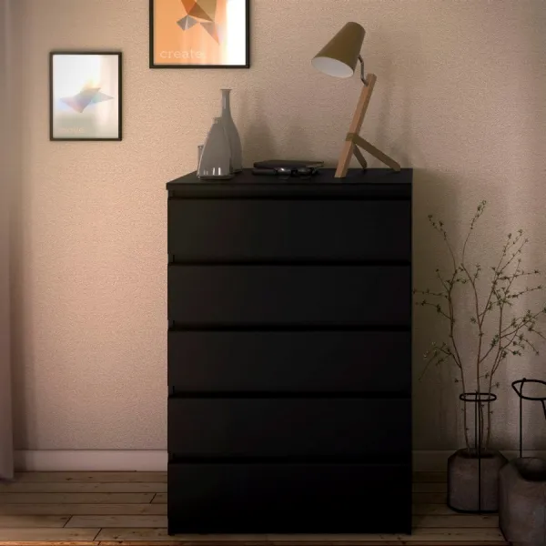 Tvilum Komoda Simplicitous II čierna matná