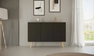Kocot kids Komoda TORONTO 120 cm čierna