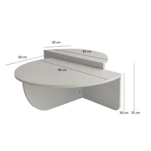 Kalune Design Konferenční stolek Podium vlašský ořech