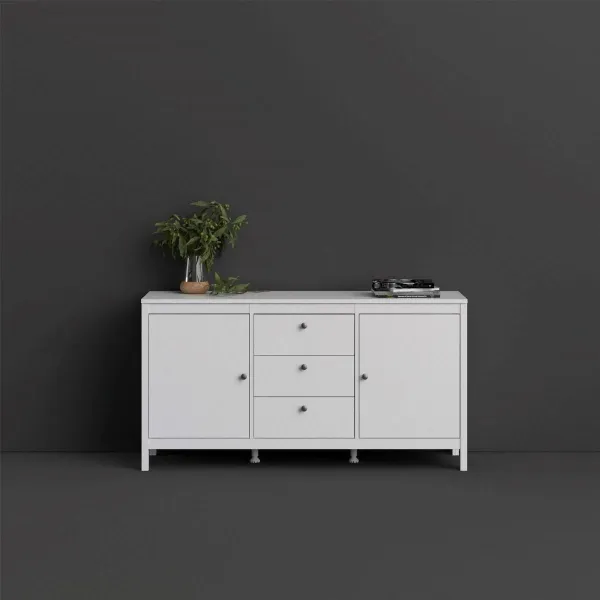 FALCO KOMODA DVE ZÁSUVKY 151 cm biela