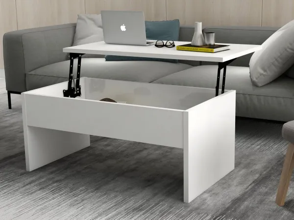 Hanah Home Konferenčný stolík Akilli biely