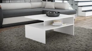 TP Living Konferenčný stolík BOSTON biely matný